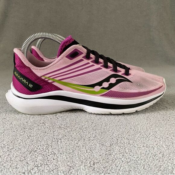 Saucony Womens 7.5 Kinvara 12 Athletic Sneakers Running Shoes S10619-25 Pink - Picture 1 of 12
